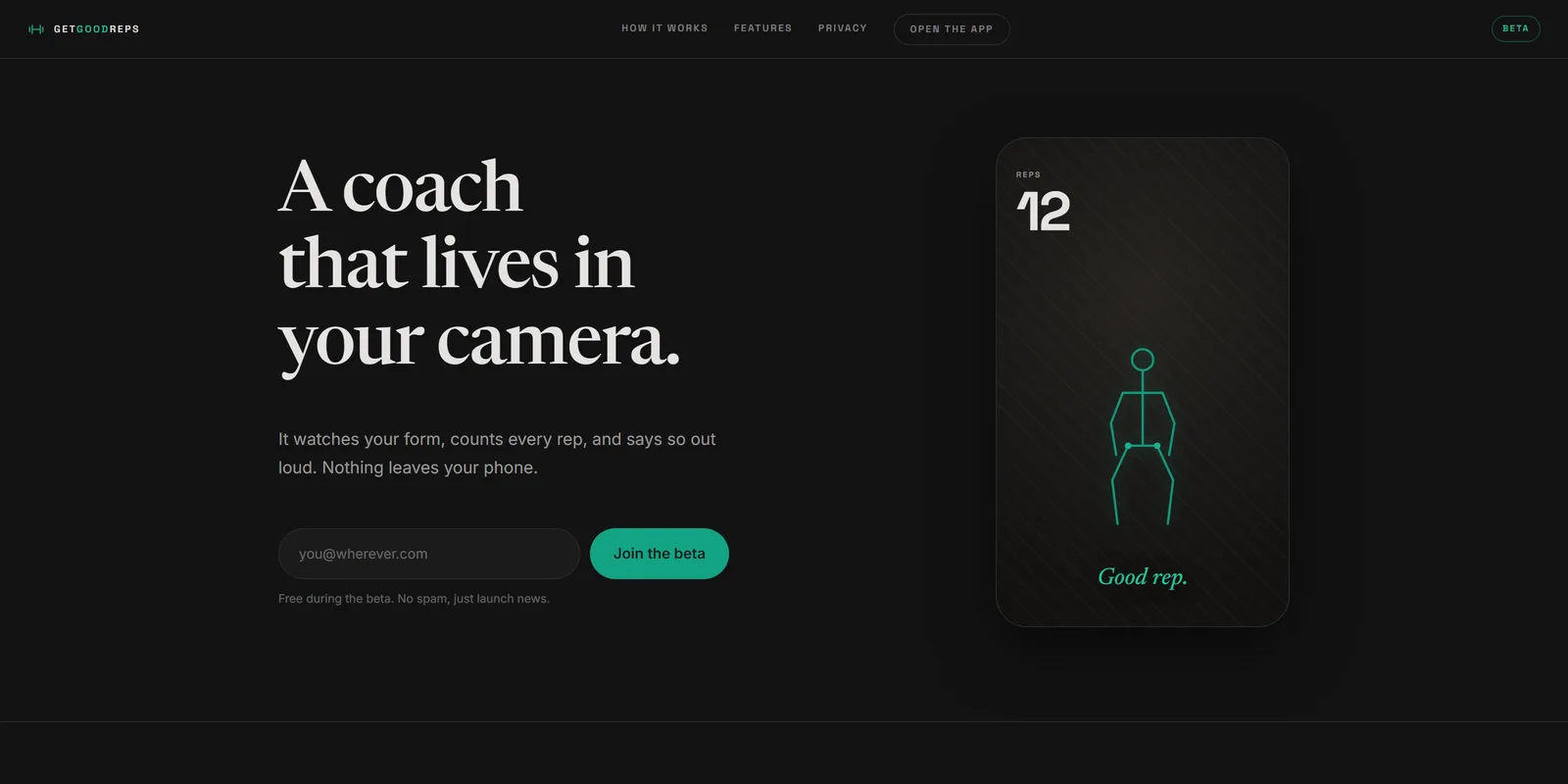 GoodRep.fit · Studio
